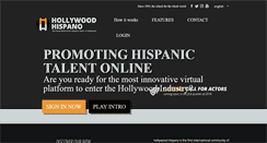 Desktop Screenshot of hollywoodhispano.com